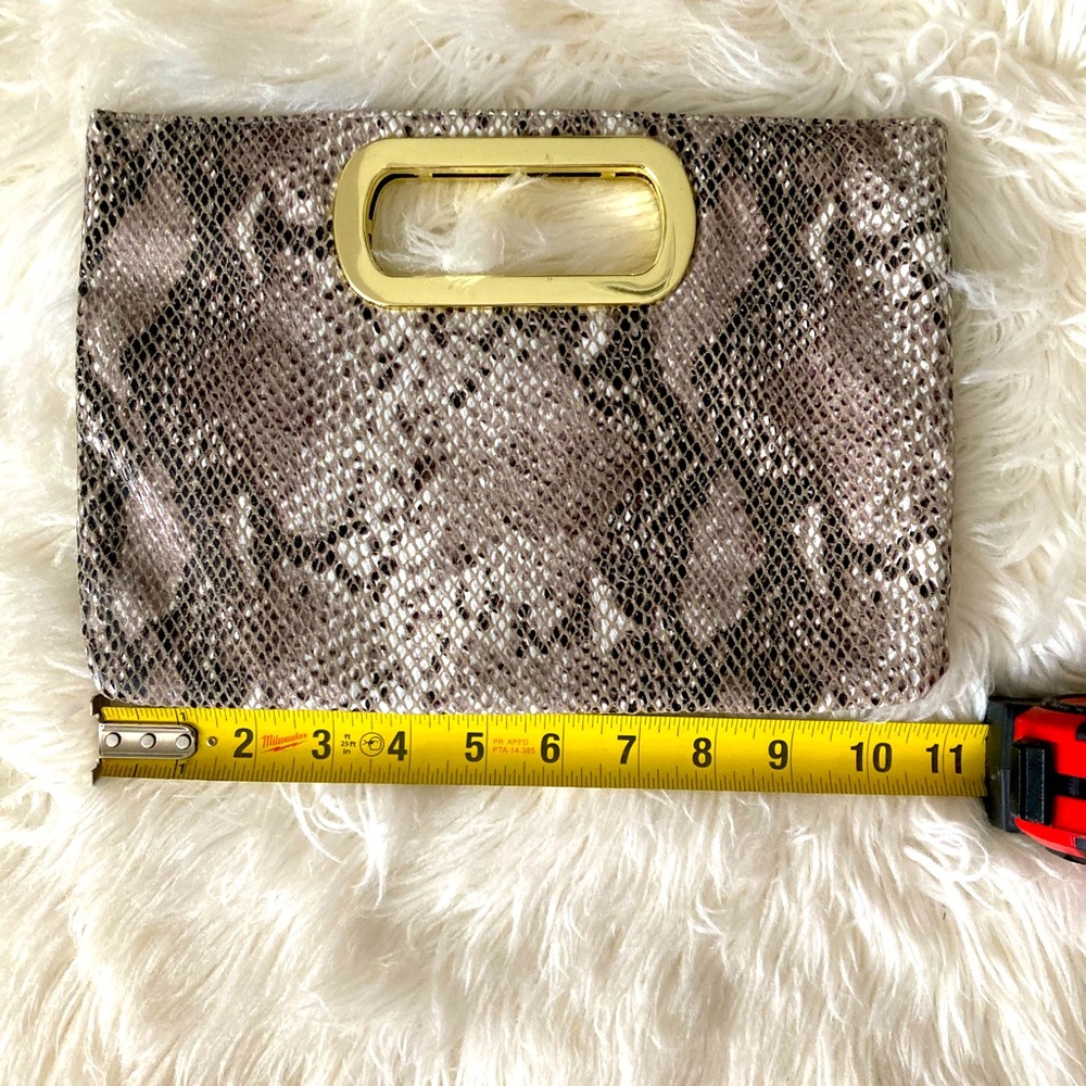 JESSICA MCCLINTOCK Python Print handbag - Picture 3 of 5